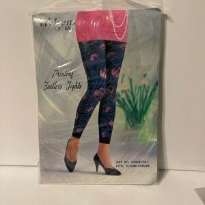 Vintage Easton Knitting Co. Ltd Printing Footless Tights Art # 656(B)-P61